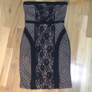 GUESS strapless dress